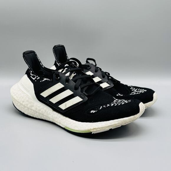 Adidas Shoes Womens 7 Black White Oreo Knit Ultraboost 22 Running Sneakers - Picture 2 of 10
